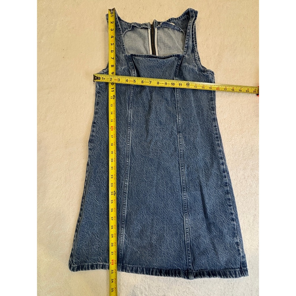 Abercrombie & Fitch Blue Denim Mini Dress - Picture 5 of 5